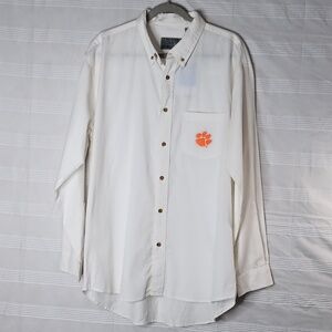 NWT Campus Specialties Clemson Tigers Button‎ Down Long Sleeve Shirt Men's XL
